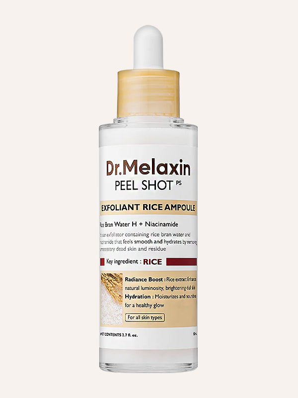 Dr Melaxin peel Black and white rice exfoliating essence