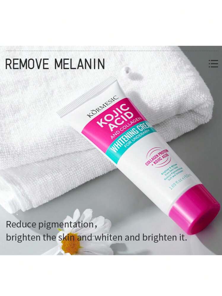 Kormesic Kojic Acid & Collagen Whitening Cream for Underarms – 50ml